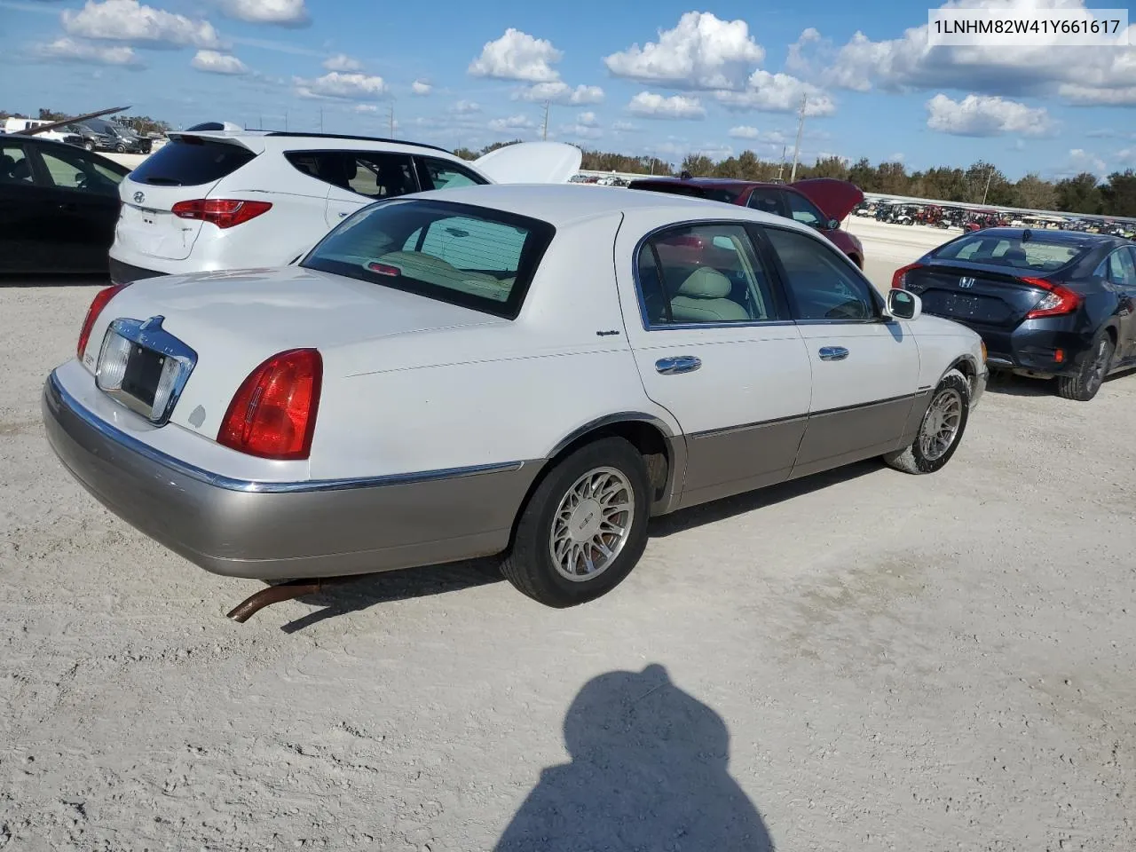 2001 Lincoln Town Car Signature VIN: 1LNHM82W41Y661617 Lot: 77735404