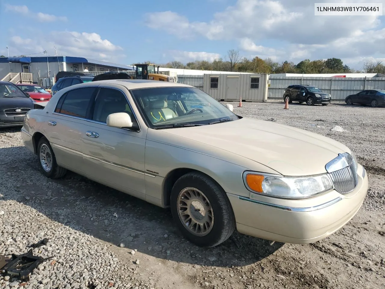 2001 Lincoln Town Car Cartier VIN: 1LNHM83W81Y706461 Lot: 80013044