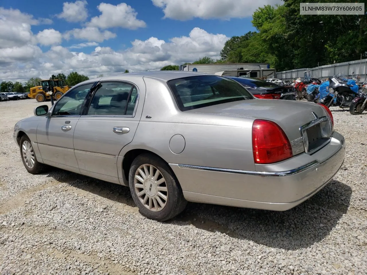 2003 Lincoln Town Car Cartier VIN: 1LNHM83W73Y606905 Lot: 60174214