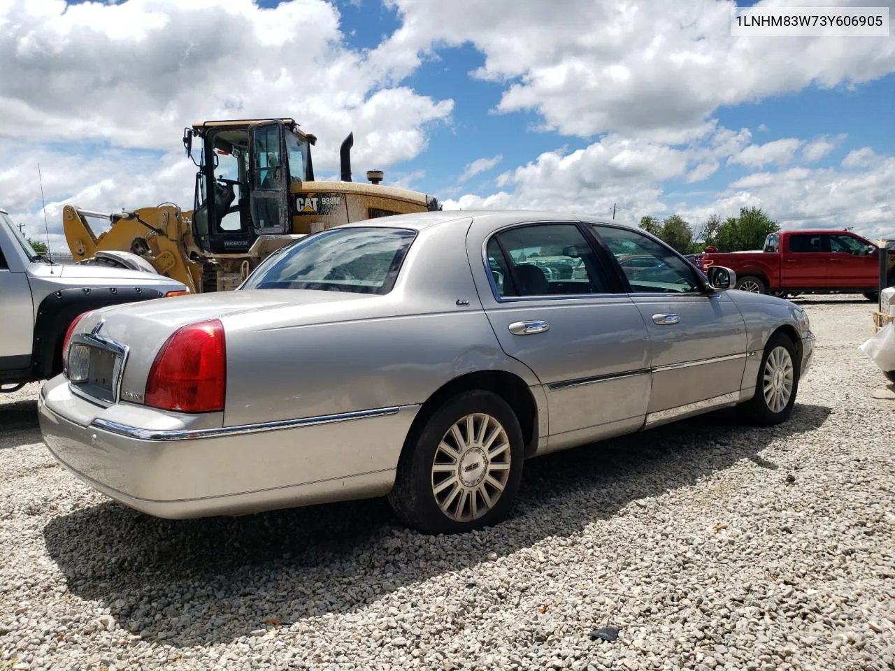 2003 Lincoln Town Car Cartier VIN: 1LNHM83W73Y606905 Lot: 60174214