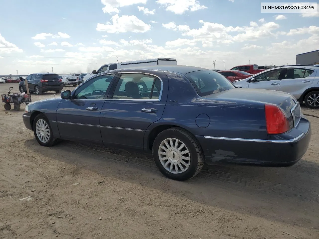 2003 Lincoln Town Car Executive VIN: 1LNHM81W33Y603499 Lot: 71956254