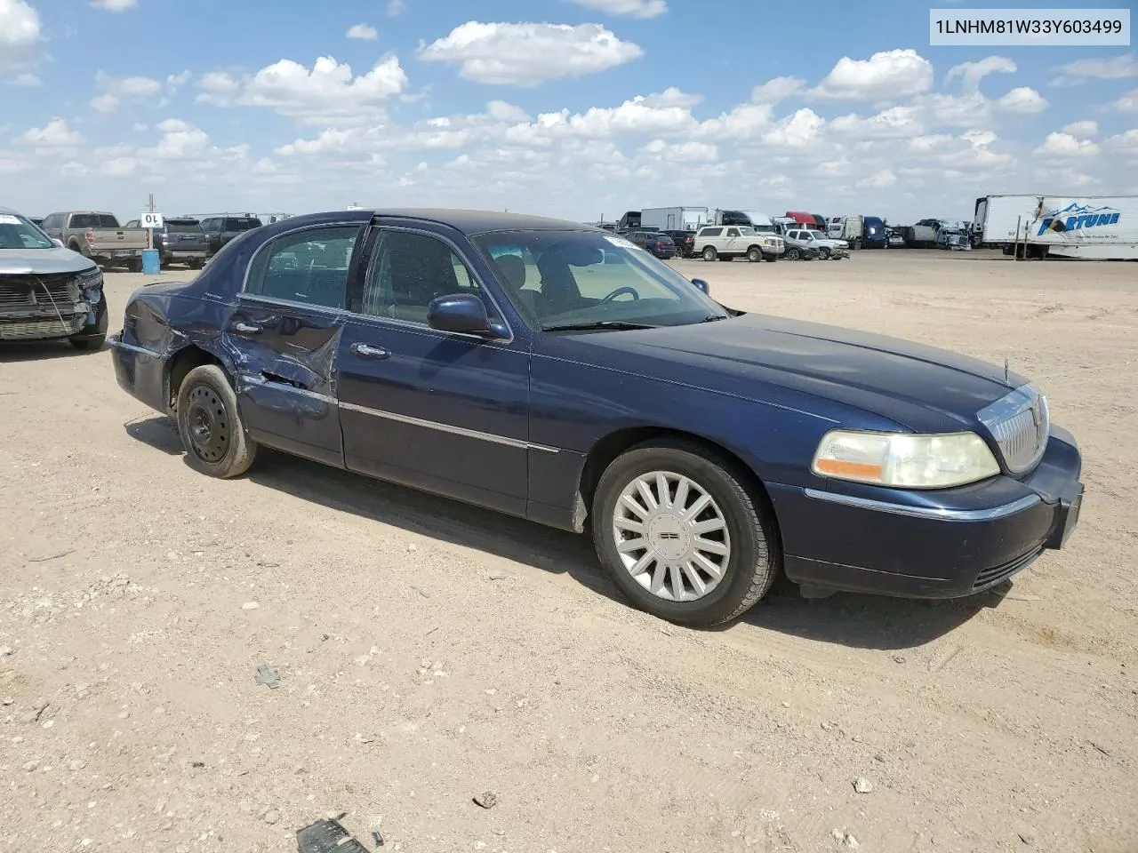 2003 Lincoln Town Car Executive VIN: 1LNHM81W33Y603499 Lot: 71956254