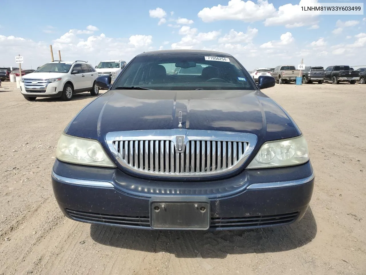 2003 Lincoln Town Car Executive VIN: 1LNHM81W33Y603499 Lot: 71956254