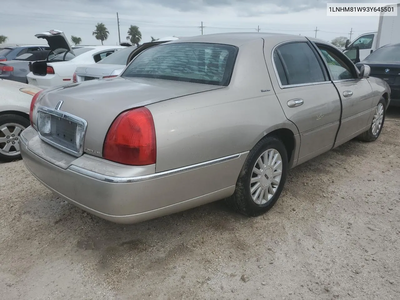 2003 Lincoln Town Car Executive VIN: 1LNHM81W93Y645501 Lot: 74748414