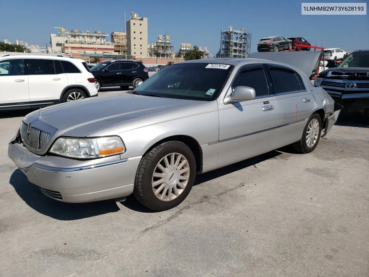 2003 Lincoln Town Car Signature VIN: 1LNHM82W73Y628193 Lot: 75222614