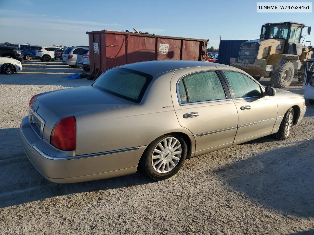 2004 Lincoln Town Car Executive VIN: 1LNHM81W74Y629461 Lot: 77661864