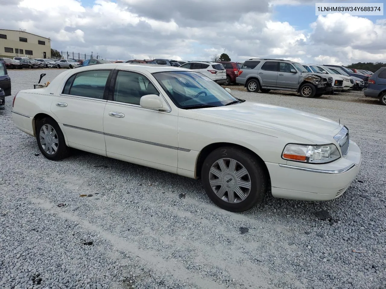 2004 Lincoln Town Car Ultimate VIN: 1LNHM83W34Y688374 Lot: 78505234