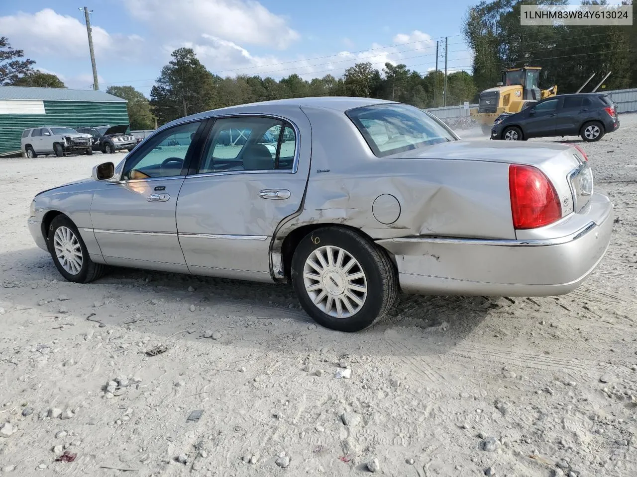 2004 Lincoln Town Car Ultimate VIN: 1LNHM83W84Y613024 Lot: 79210674