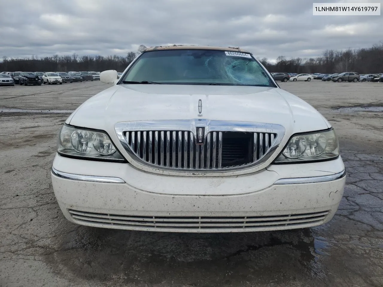 2004 Lincoln Town Car Executive VIN: 1LNHM81W14Y619797 Lot: 80260604