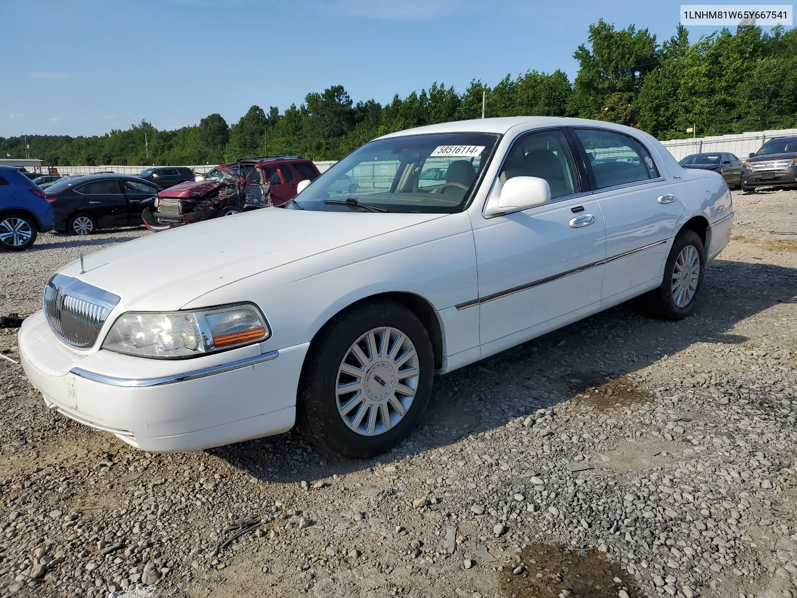 1LNHM81W65Y667541 2005 Lincoln Town Car Signature