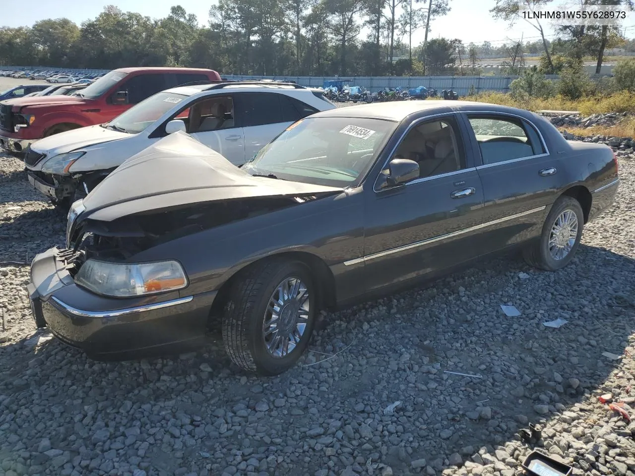 2005 Lincoln Town Car Signature VIN: 1LNHM81W55Y628973 Lot: 76914534