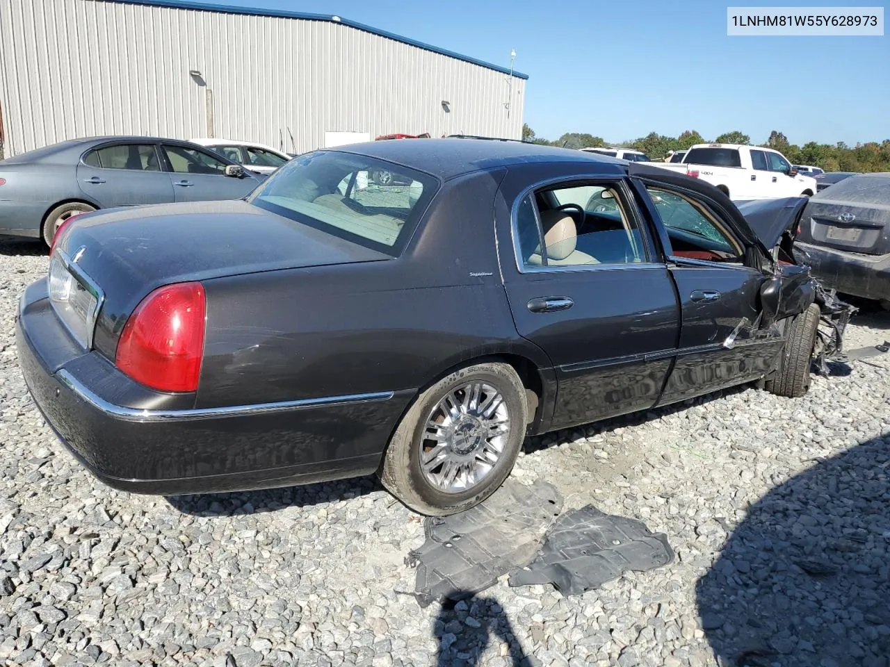 2005 Lincoln Town Car Signature VIN: 1LNHM81W55Y628973 Lot: 76914534