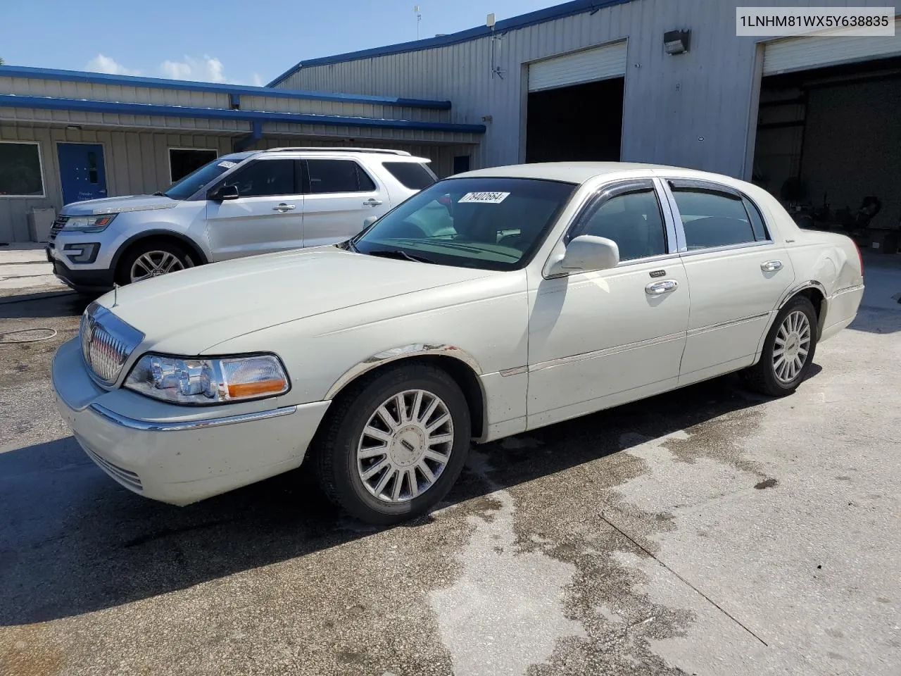 2005 Lincoln Town Car Signature VIN: 1LNHM81WX5Y638835 Lot: 78402664