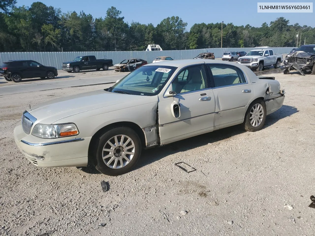 2006 Lincoln Town Car Signature VIN: 1LNHM81W56Y603461 Lot: 66801254