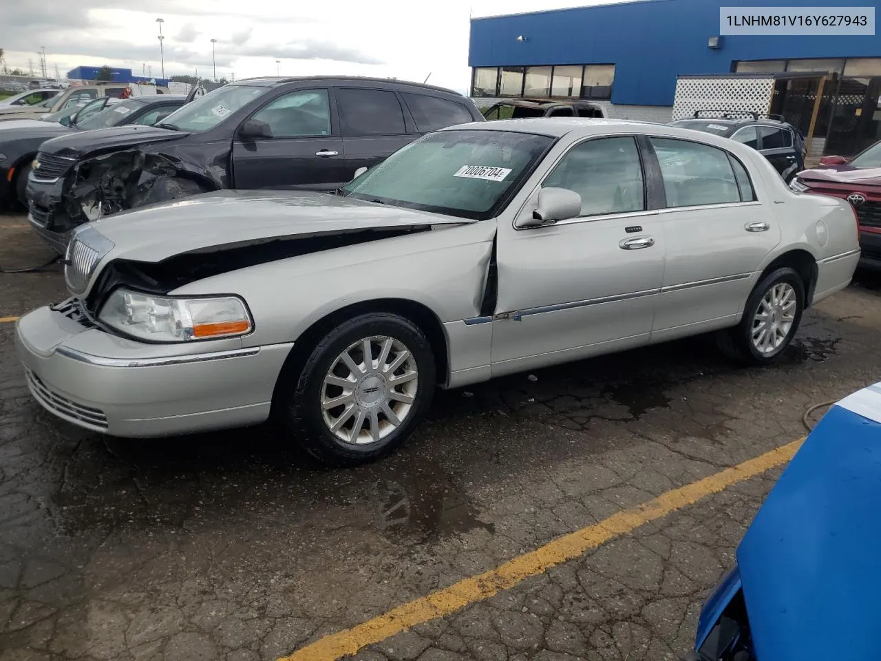 2006 Lincoln Town Car Signature VIN: 1LNHM81V16Y627943 Lot: 70006704