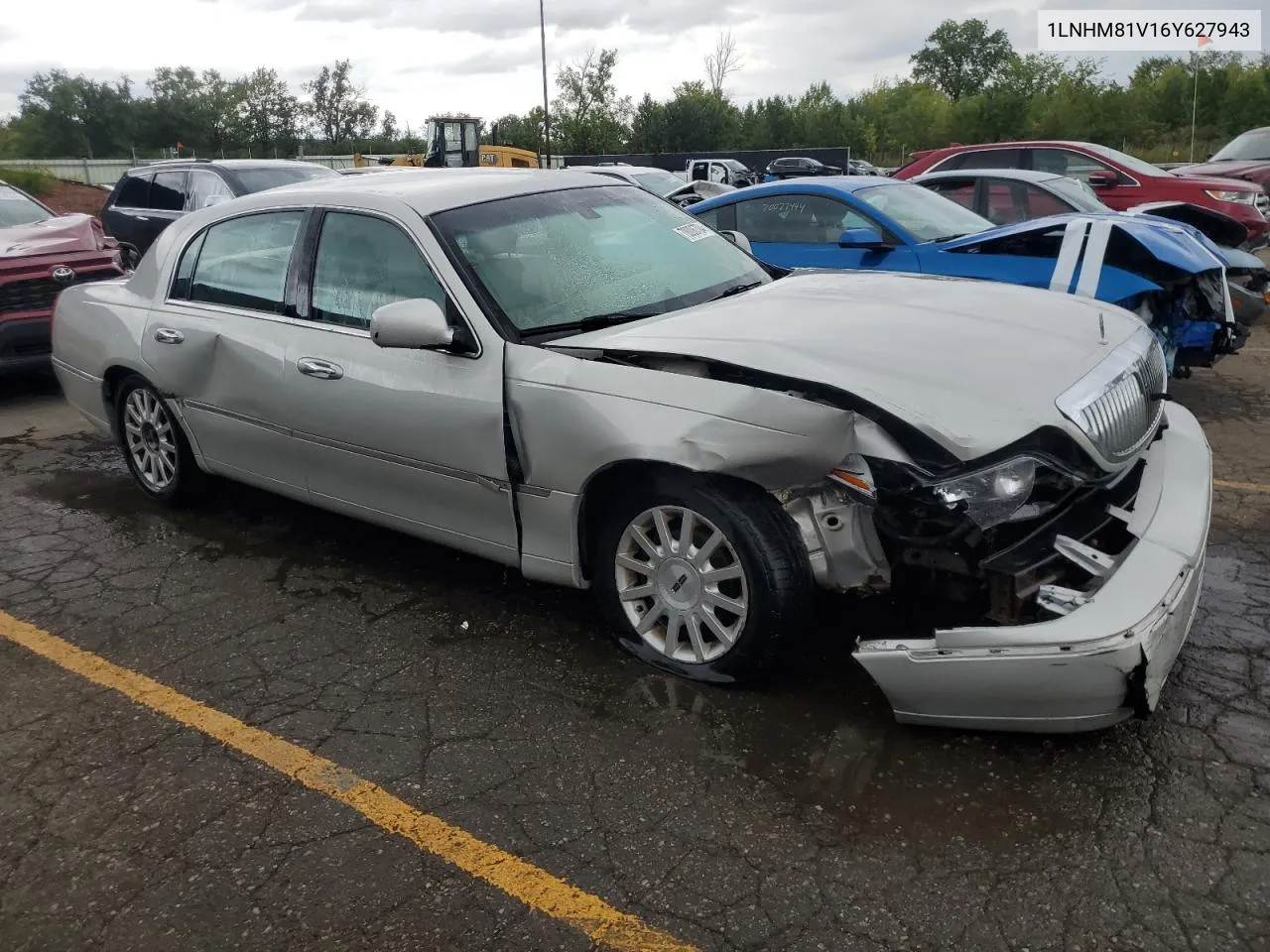 2006 Lincoln Town Car Signature VIN: 1LNHM81V16Y627943 Lot: 70006704