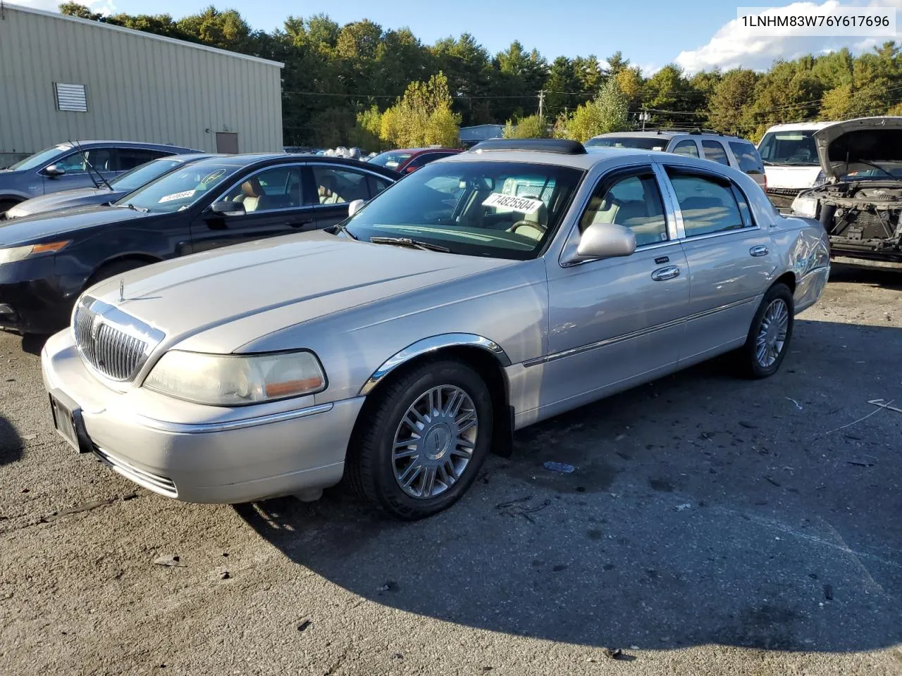 2006 Lincoln Town Car Designer VIN: 1LNHM83W76Y617696 Lot: 74825504