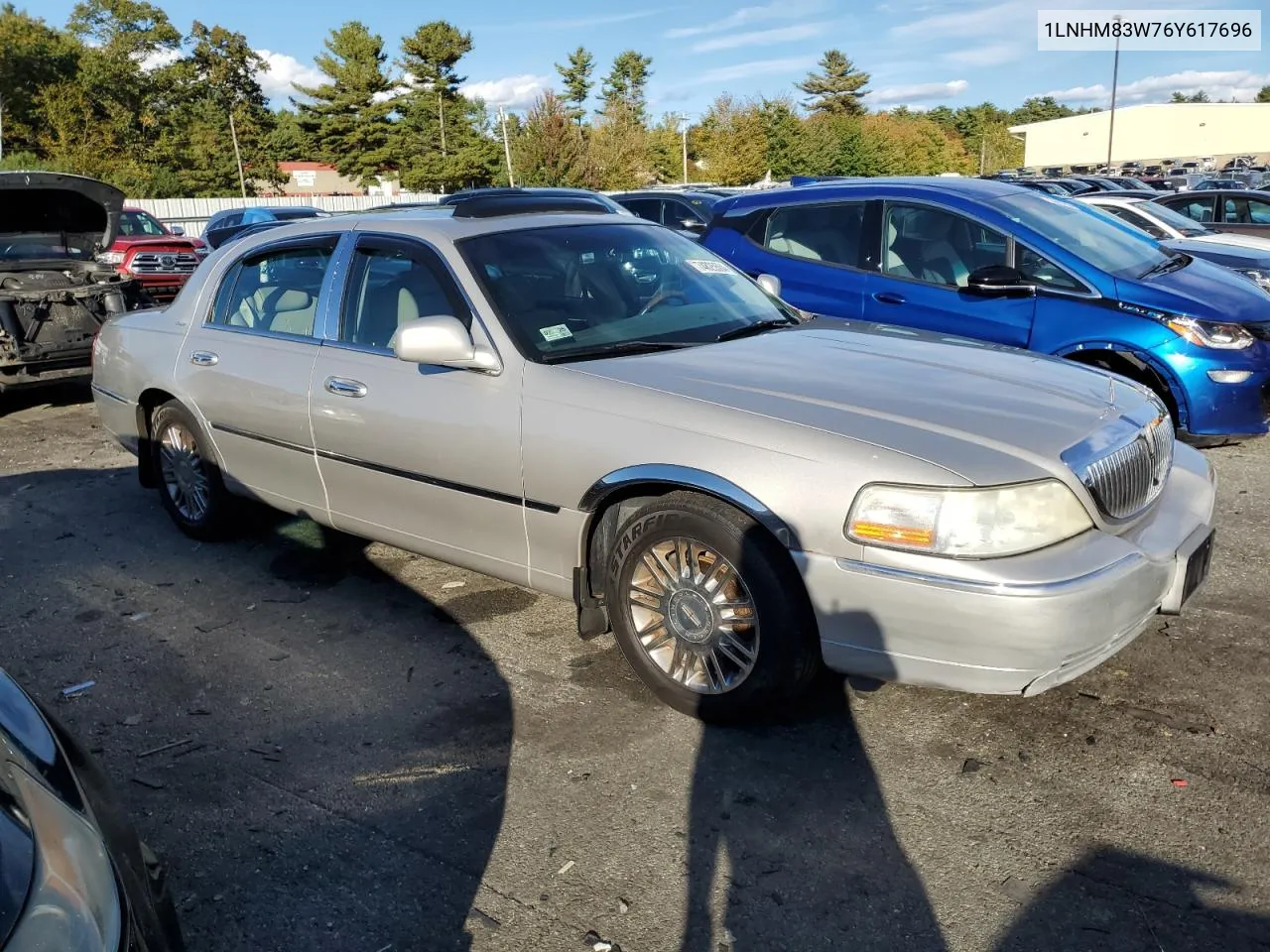 2006 Lincoln Town Car Designer VIN: 1LNHM83W76Y617696 Lot: 74825504