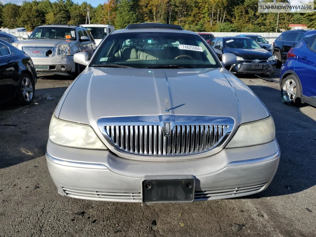 2006 Lincoln Town Car Designer VIN: 1LNHM83W76Y617696 Lot: 74825504