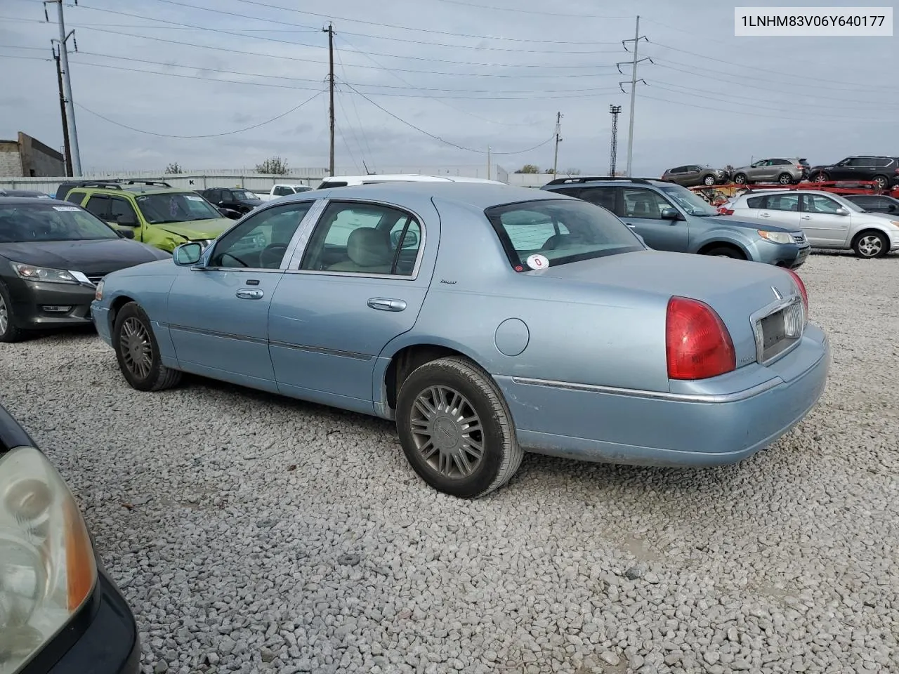 2006 Lincoln Town Car Designer VIN: 1LNHM83V06Y640177 Lot: 77598644