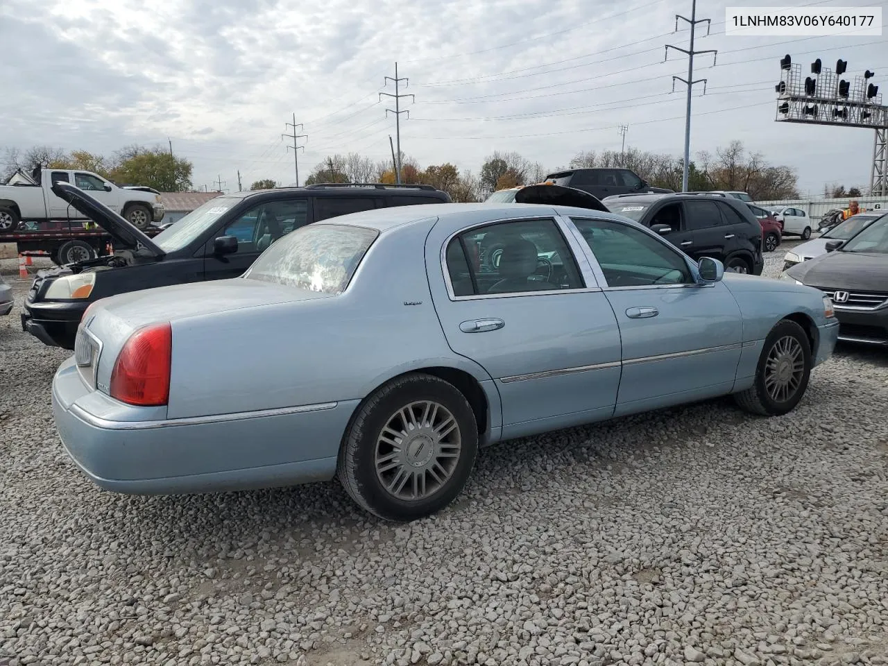 2006 Lincoln Town Car Designer VIN: 1LNHM83V06Y640177 Lot: 77598644