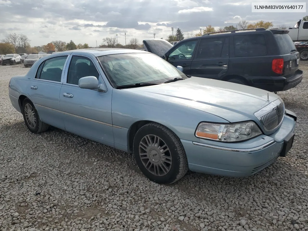 2006 Lincoln Town Car Designer VIN: 1LNHM83V06Y640177 Lot: 77598644