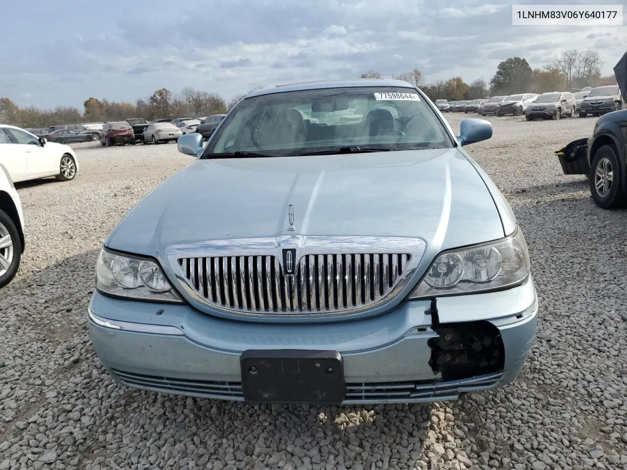 2006 Lincoln Town Car Designer VIN: 1LNHM83V06Y640177 Lot: 77598644