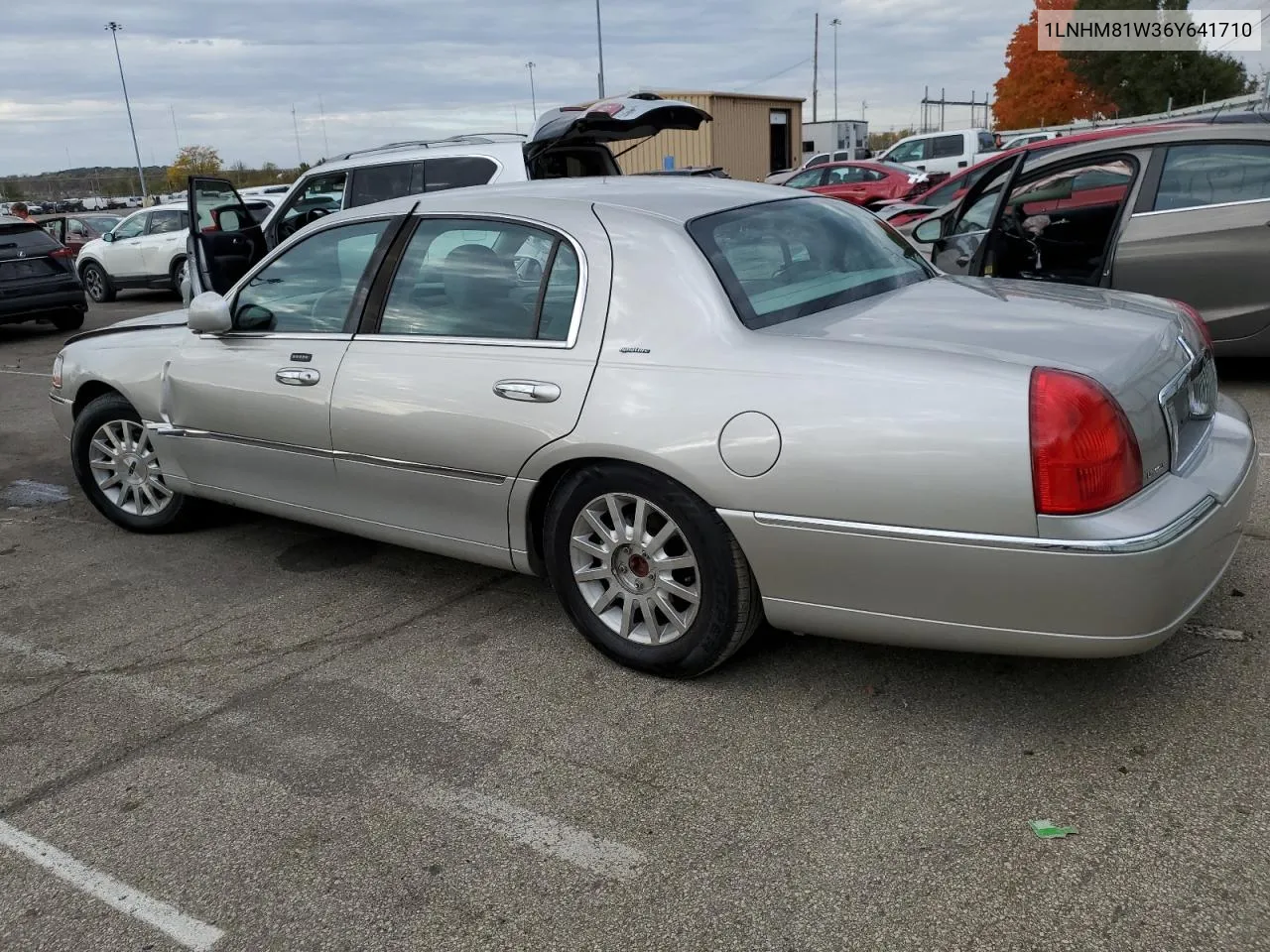 2006 Lincoln Town Car Signature VIN: 1LNHM81W36Y641710 Lot: 77880224