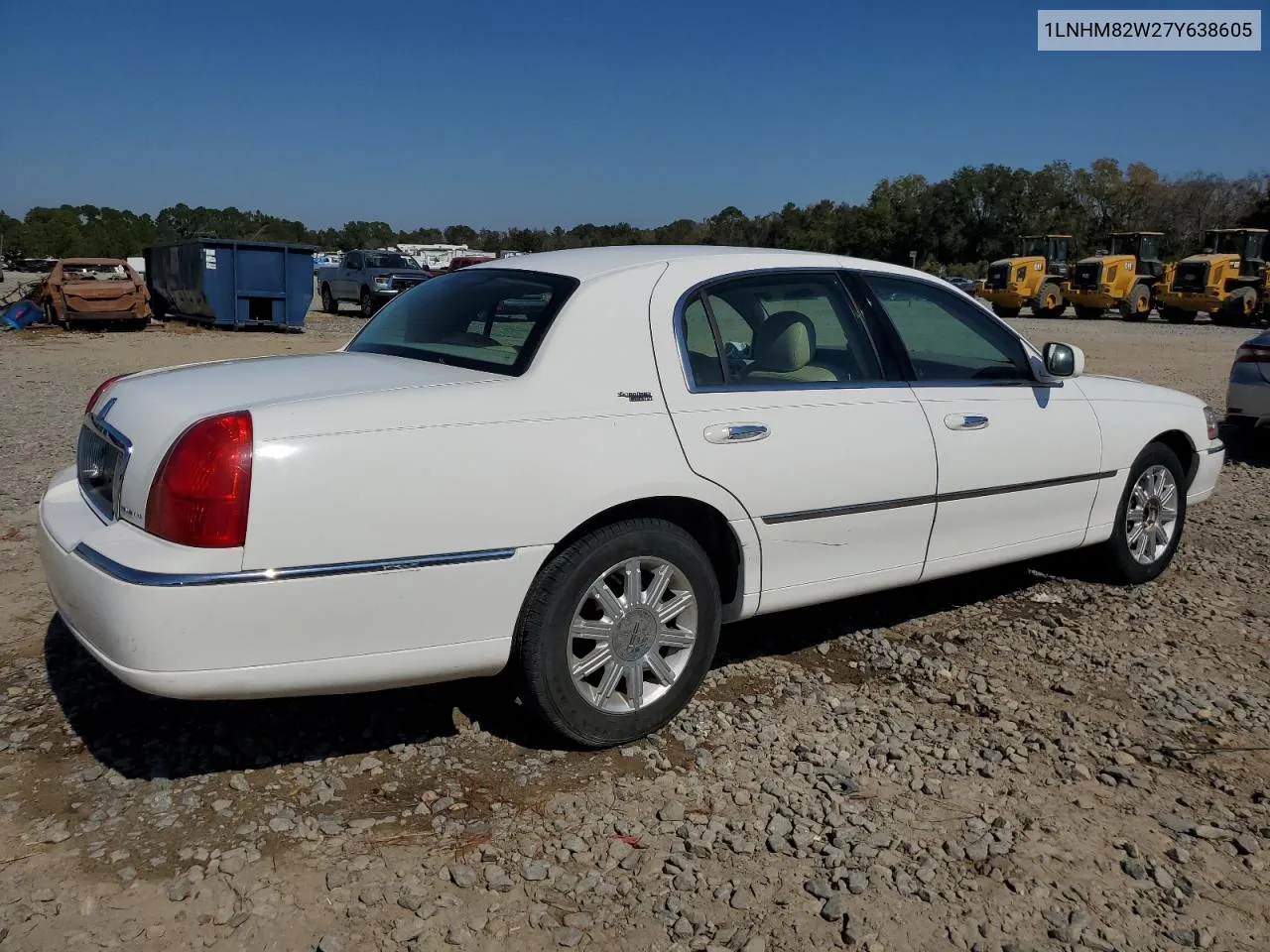 2007 Lincoln Town Car Signature Limited VIN: 1LNHM82W27Y638605 Lot: 77598494