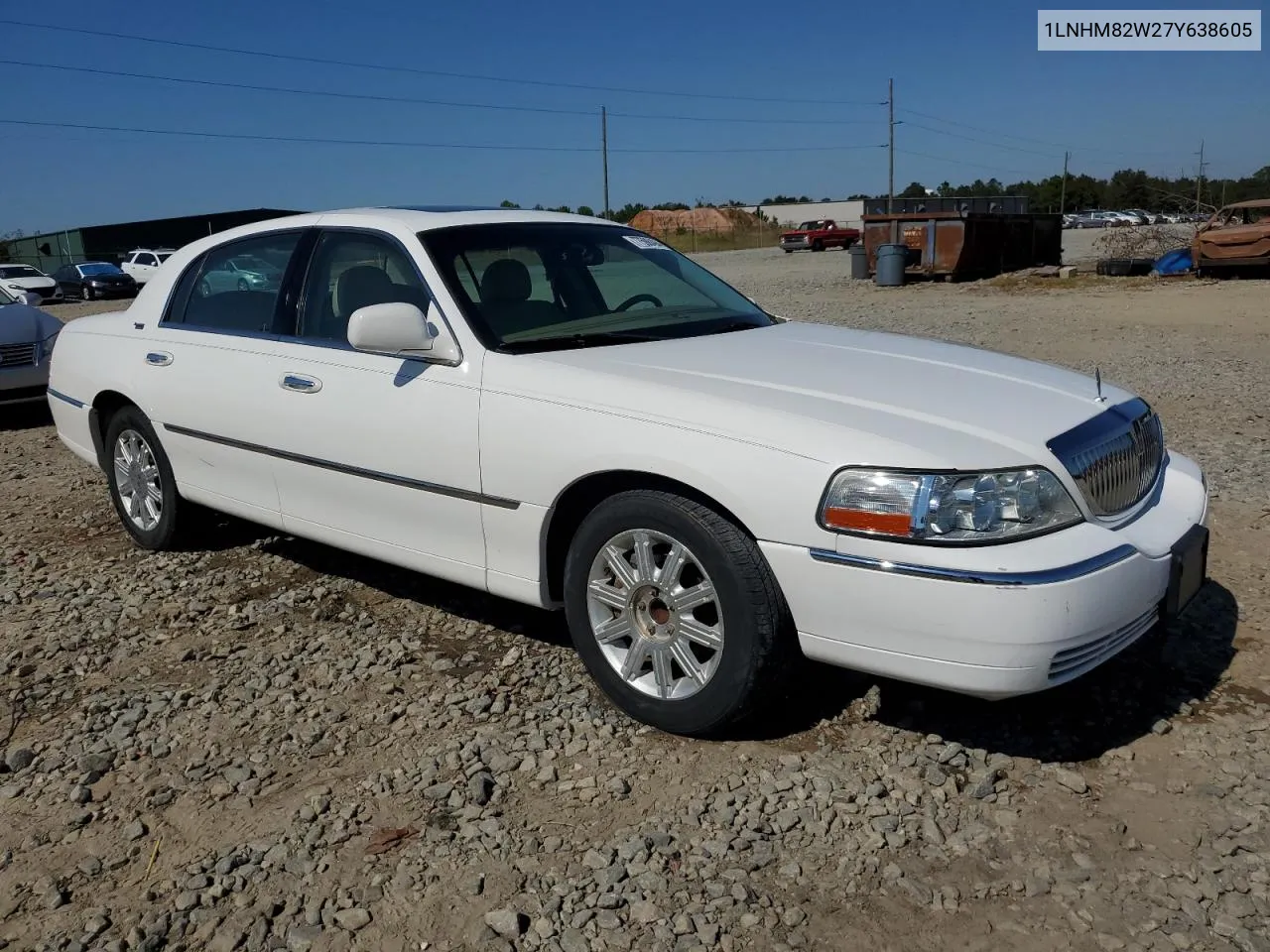 2007 Lincoln Town Car Signature Limited VIN: 1LNHM82W27Y638605 Lot: 77598494