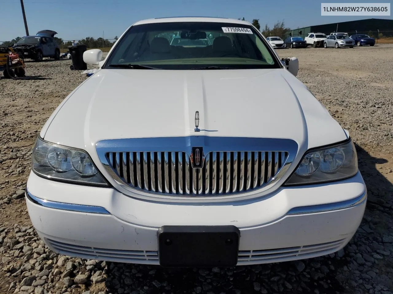 2007 Lincoln Town Car Signature Limited VIN: 1LNHM82W27Y638605 Lot: 77598494