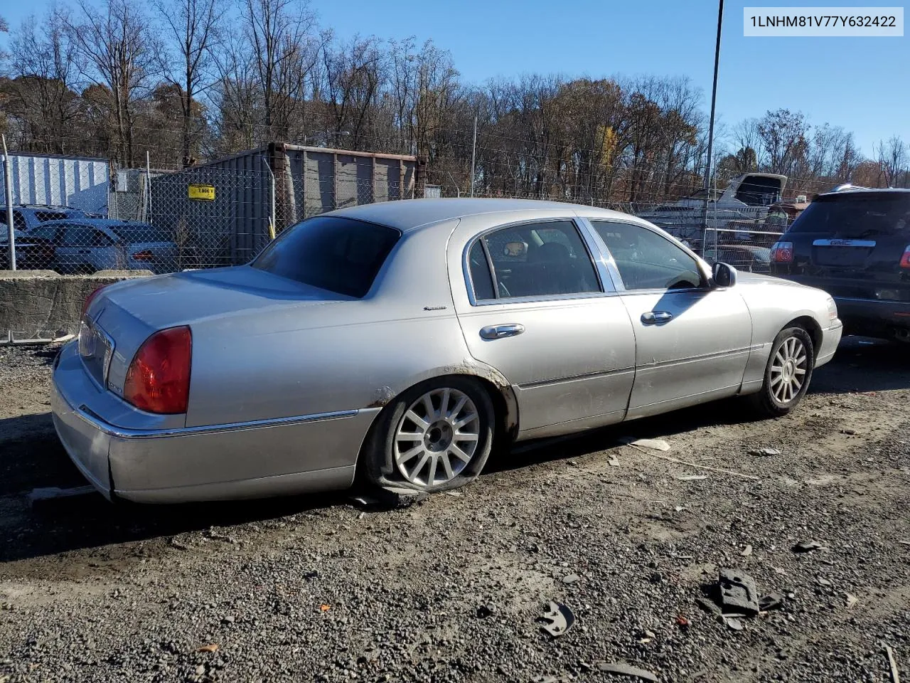 2007 Lincoln Town Car Signature VIN: 1LNHM81V77Y632422 Lot: 78825074