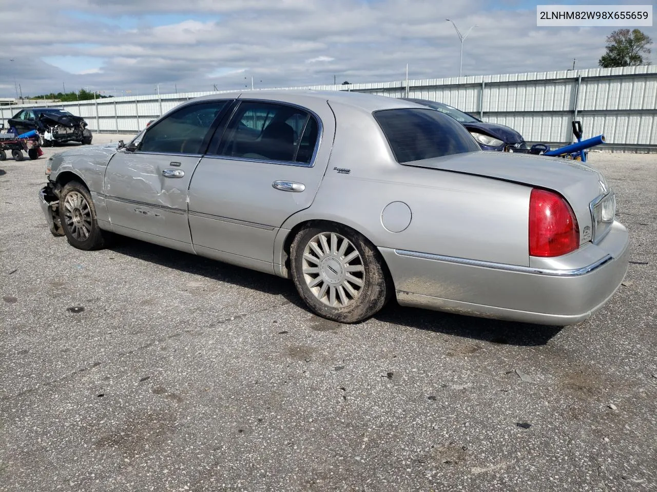 2008 Lincoln Town Car Signature Limited VIN: 2LNHM82W98X655659 Lot: 71976434