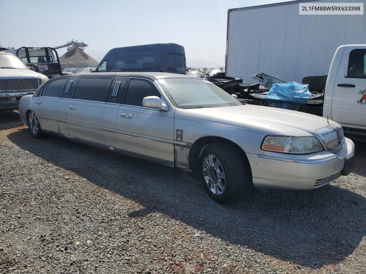 2L1FM88W59X633398 2009 Lincoln Town Car Executive