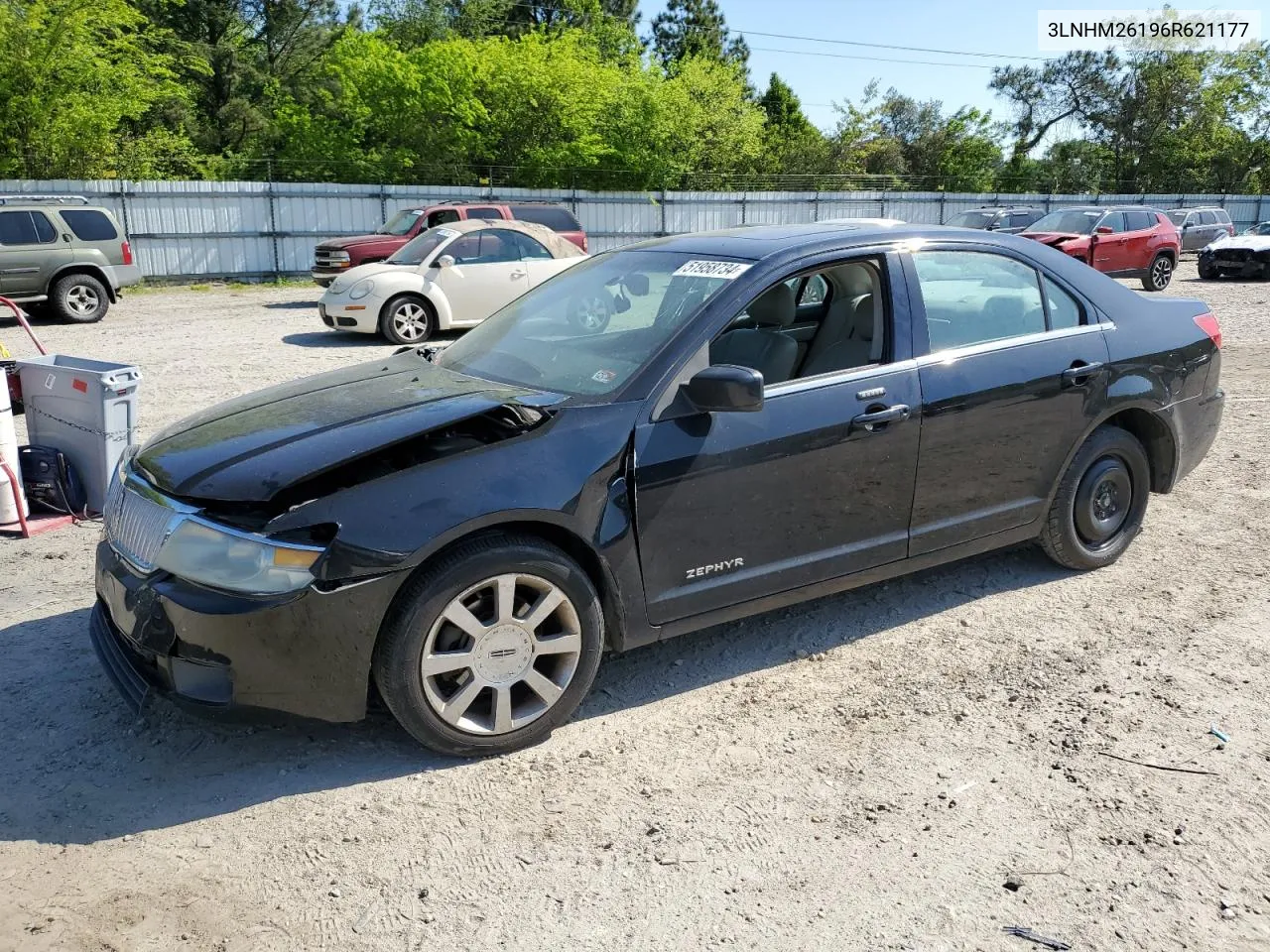 2006 Lincoln Zephyr VIN: 3LNHM26196R621177 Lot: 51958734