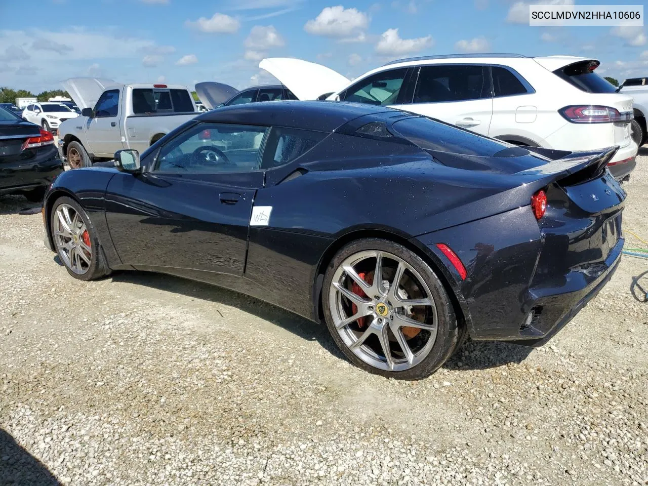 SCCLMDVN2HHA10606 2017 Lotus Evora