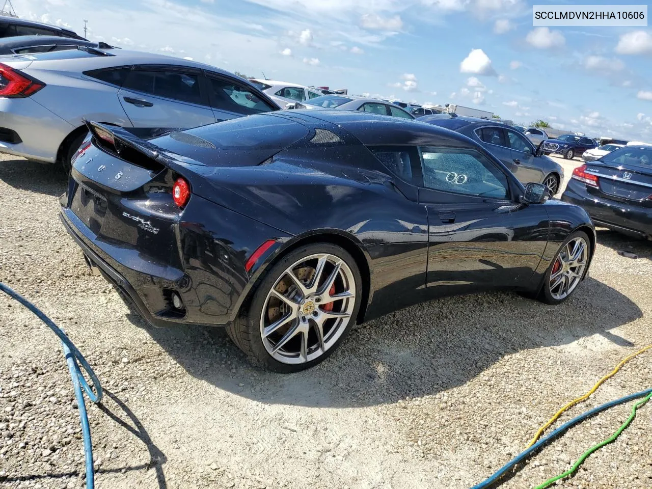 2017 Lotus Evora VIN: SCCLMDVN2HHA10606 Lot: 73696794