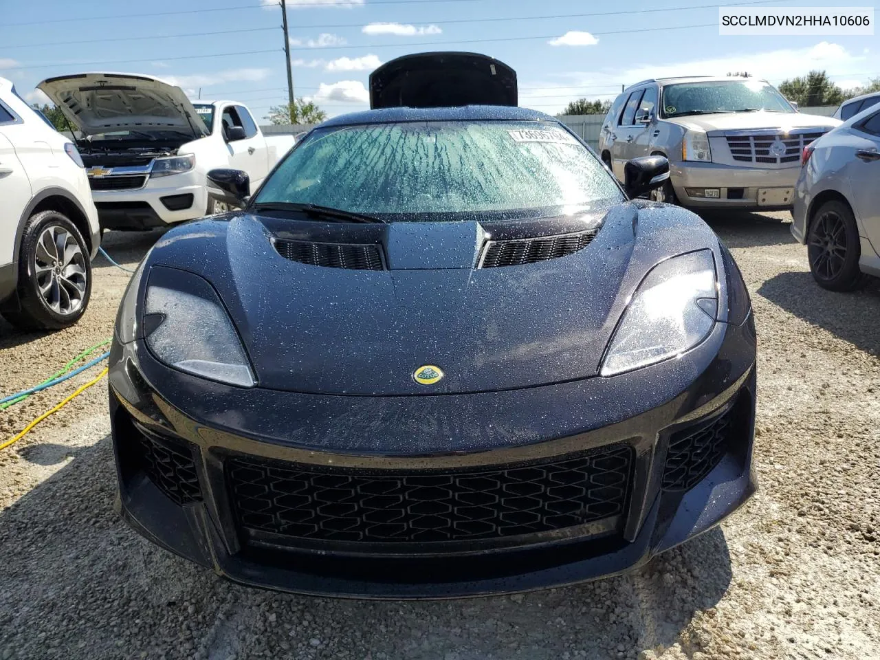 SCCLMDVN2HHA10606 2017 Lotus Evora