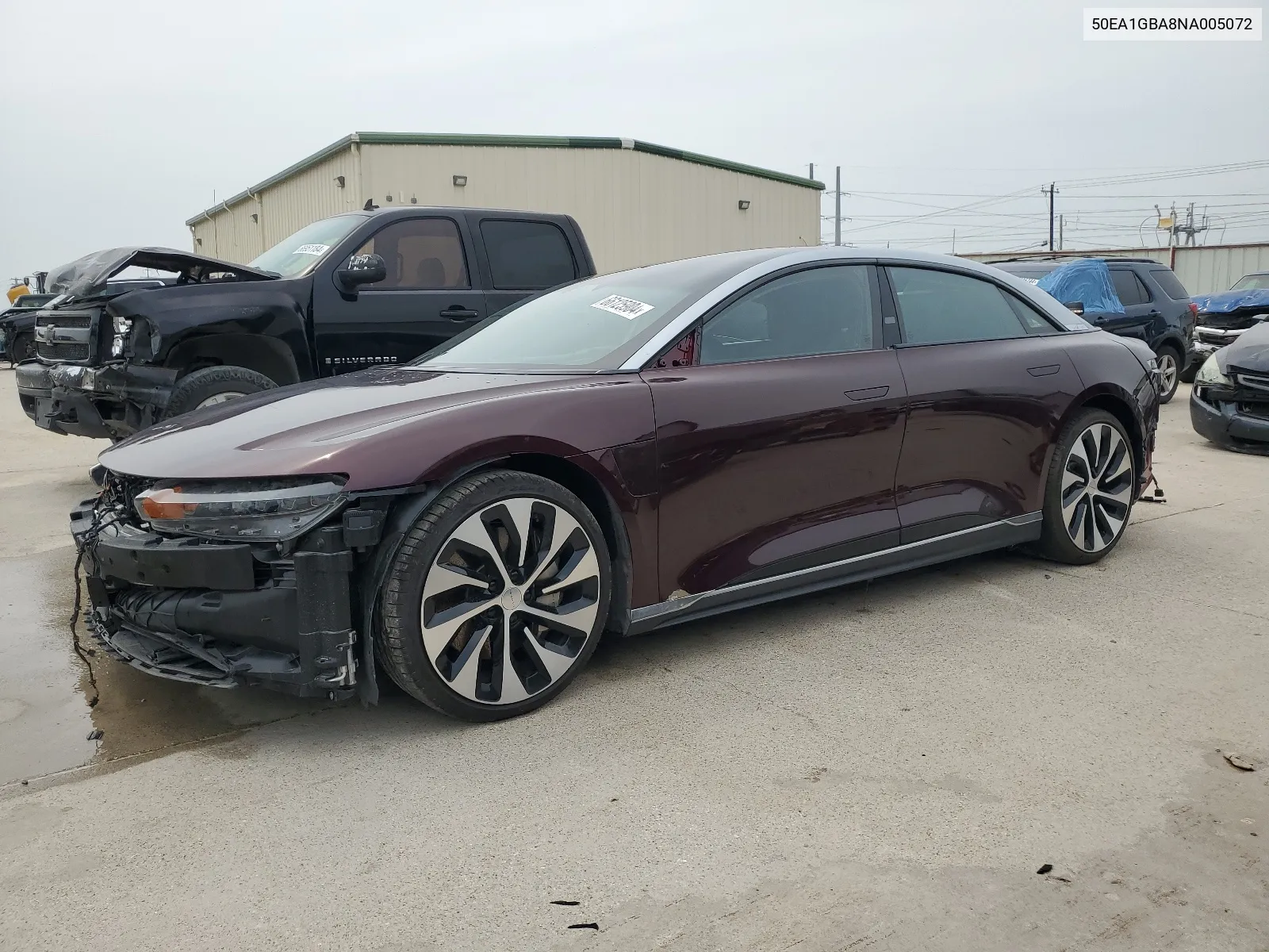 2022 Lucid Motors Air Grand Touring VIN: 50EA1GBA8NA005072 Lot: 66125904