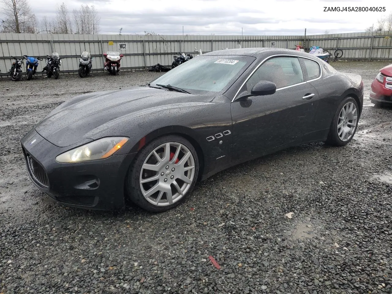 2008 Maserati Granturismo VIN: ZAMGJ45A280040625 Lot: 80110204