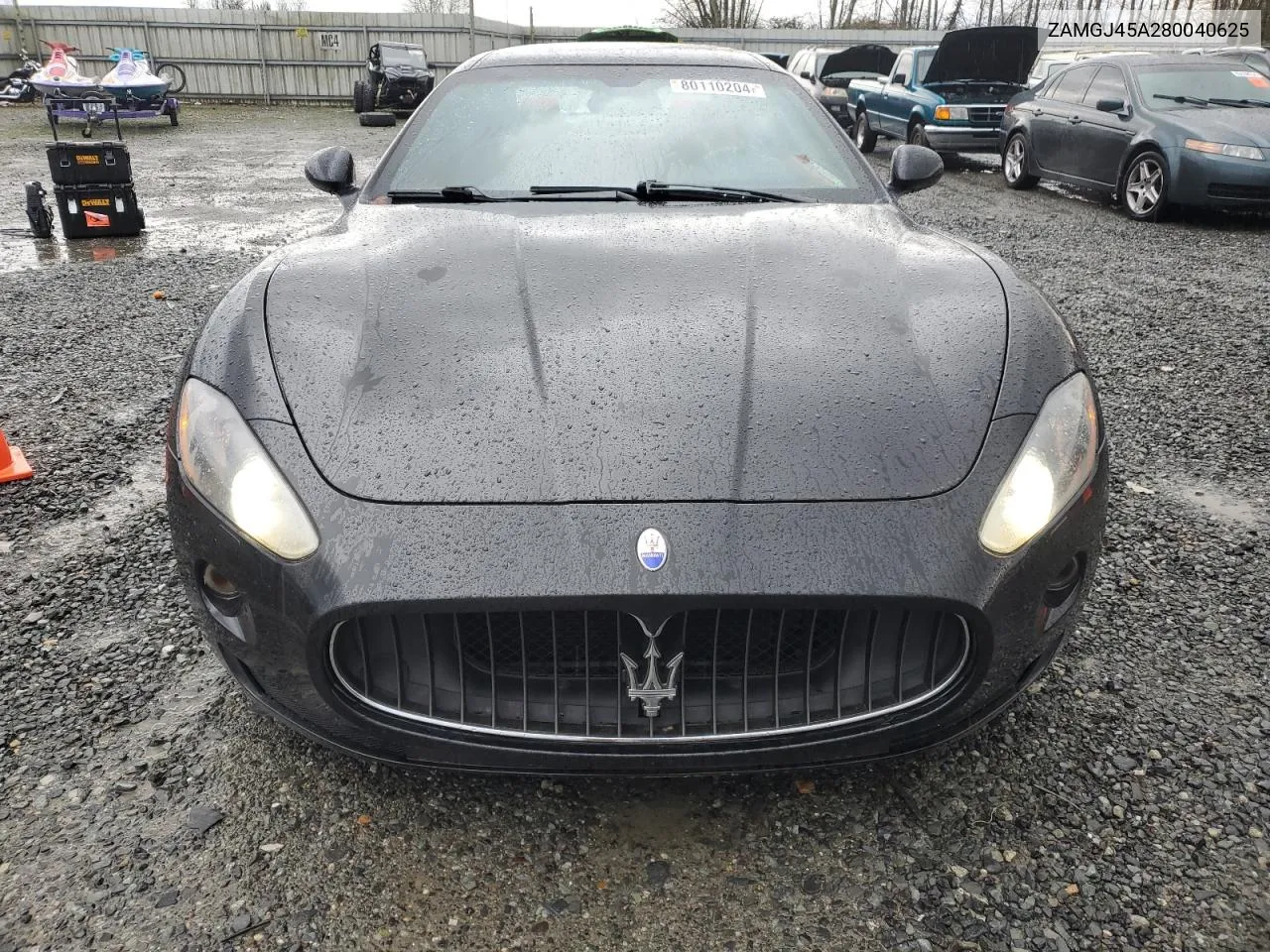 2008 Maserati Granturismo VIN: ZAMGJ45A280040625 Lot: 80110204