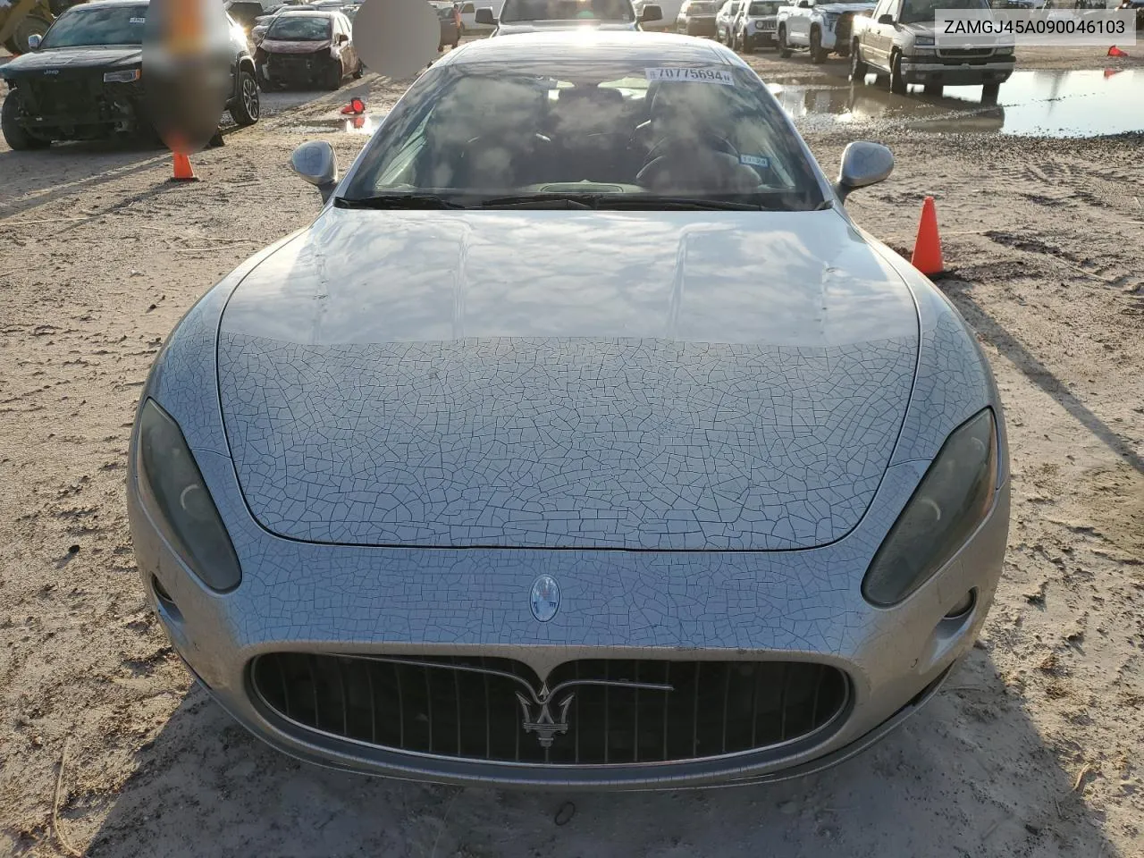 2009 Maserati Granturismo VIN: ZAMGJ45A090046103 Lot: 70775694