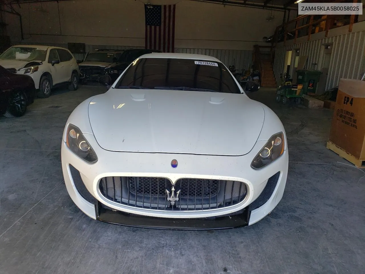 2011 Maserati Granturismo S VIN: ZAM45KLA5B0058025 Lot: 70728444