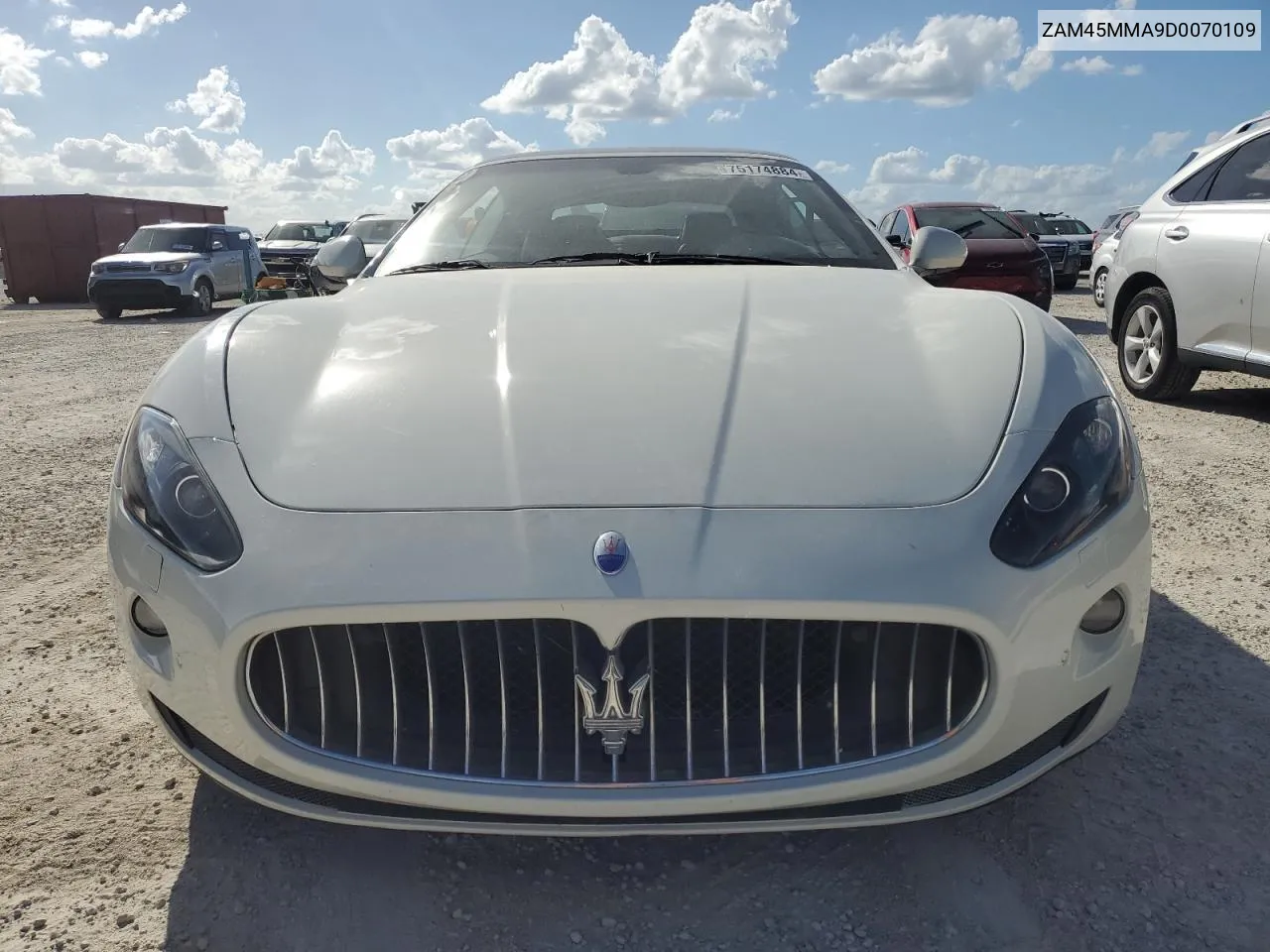 2013 Maserati Granturismo S VIN: ZAM45MMA9D0070109 Lot: 75174884