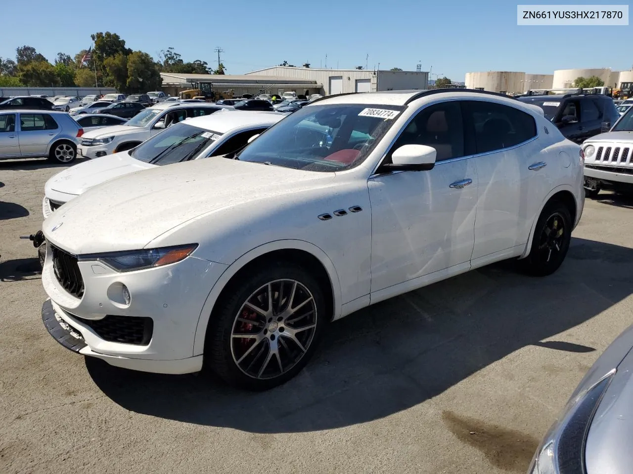 2017 Maserati Levante S Sport VIN: ZN661YUS3HX217870 Lot: 70834774