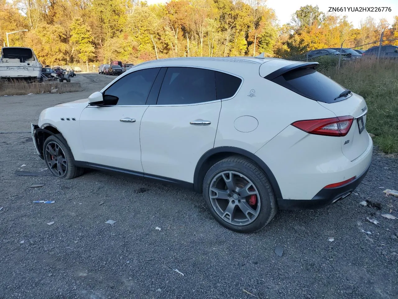 2017 Maserati Levante S VIN: ZN661YUA2HX226776 Lot: 77627044