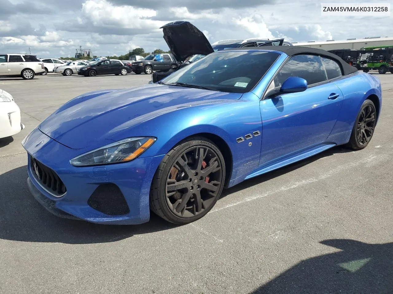 2019 Maserati Granturismo S VIN: ZAM45VMA6K0312258 Lot: 74933654