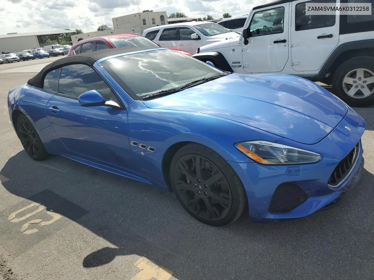 2019 Maserati Granturismo S VIN: ZAM45VMA6K0312258 Lot: 74933654