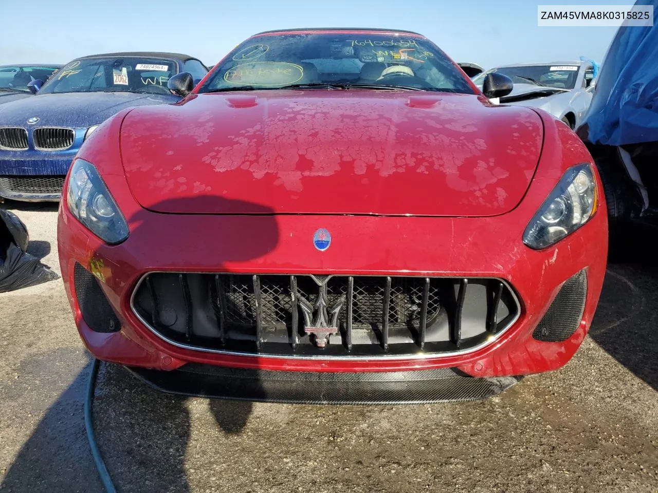 2019 Maserati Granturismo S VIN: ZAM45VMA8K0315825 Lot: 76400654