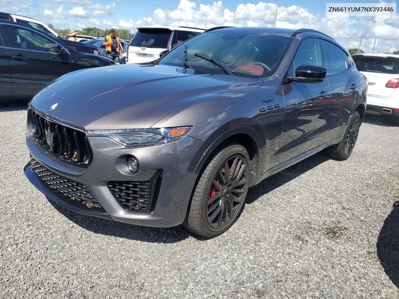 2022 Maserati Levante Modena VIN: ZN661YUM7NX393446 Lot: 74578194